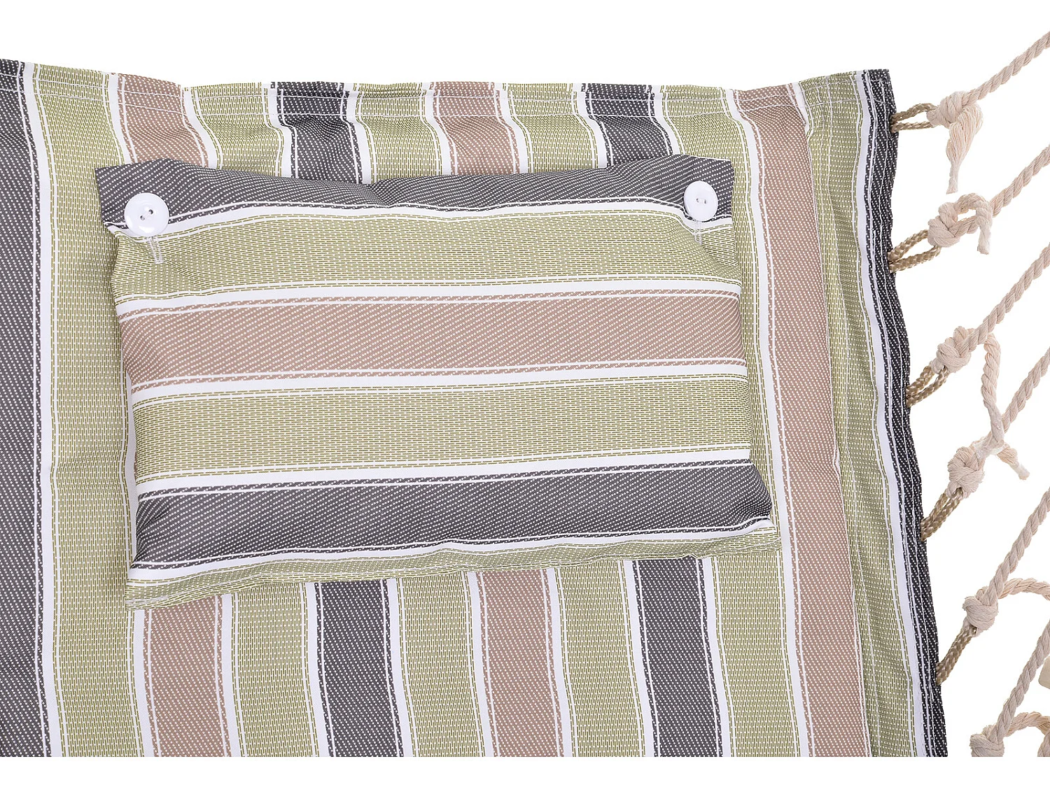 Silla colgante rayas multicolor 100x106 cm Outsunny