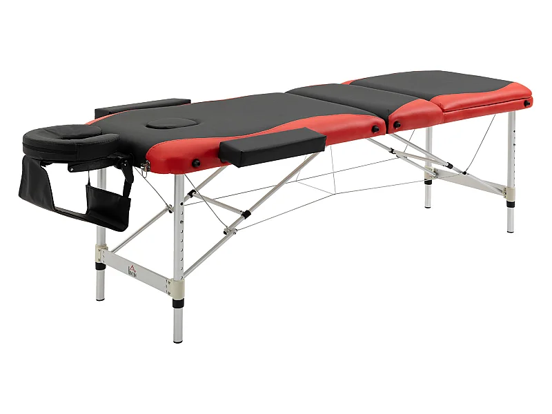Camilla de masaje plegable multicolor 215x60x84 cm HOMCOM