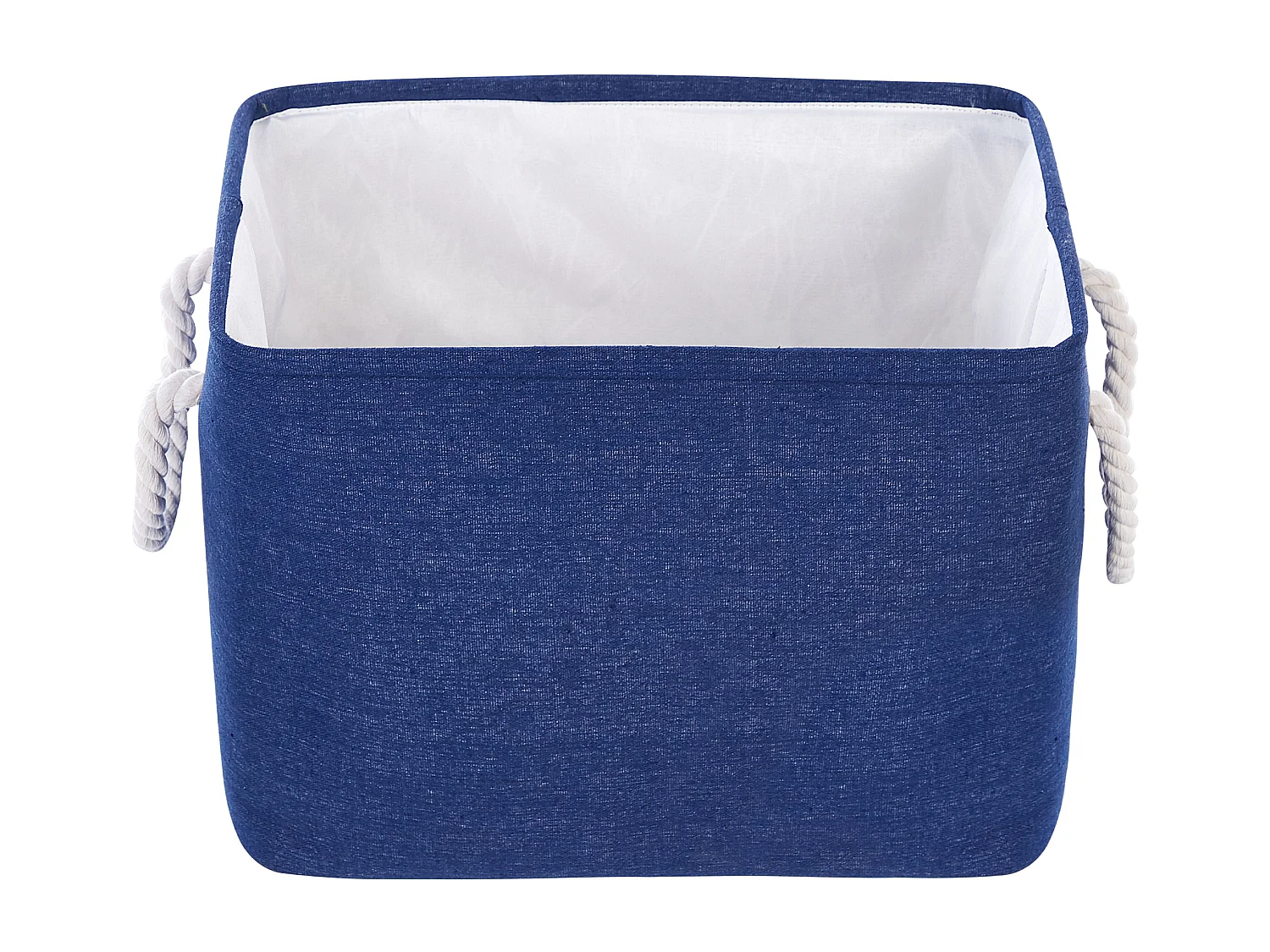 Lot de 3 paniers DARQAB Coton Bleu marine