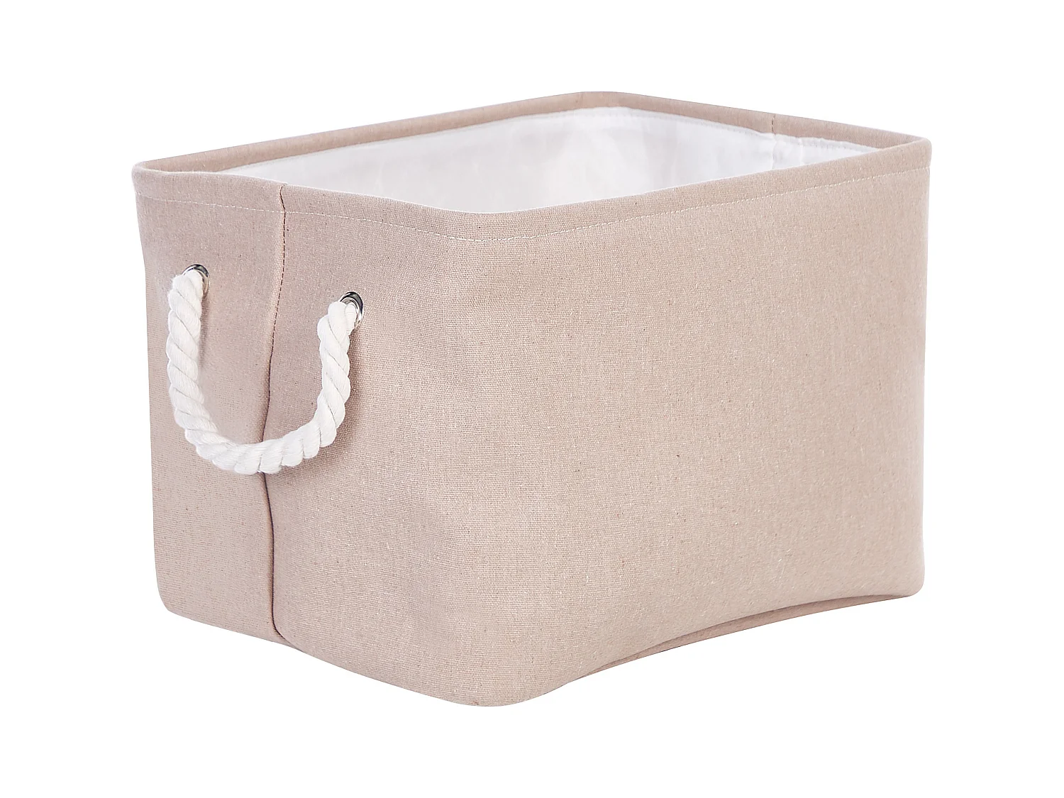 Set van 3 manden DARQAB Katoen Taupe