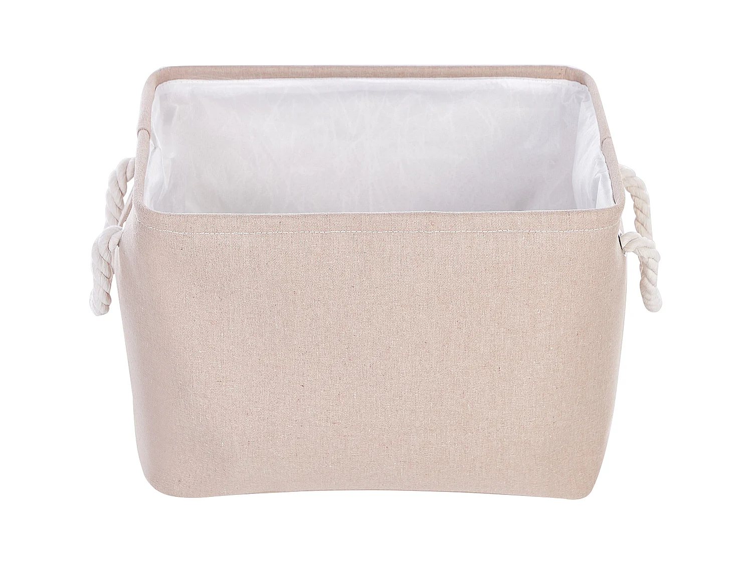 Set van 3 manden DARQAB Katoen Taupe