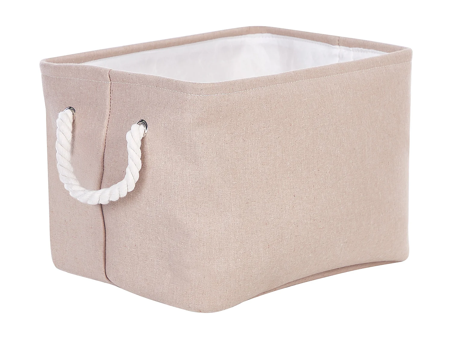 Zestaw 3 koszy DARQAB Bawełna Beżowoszary