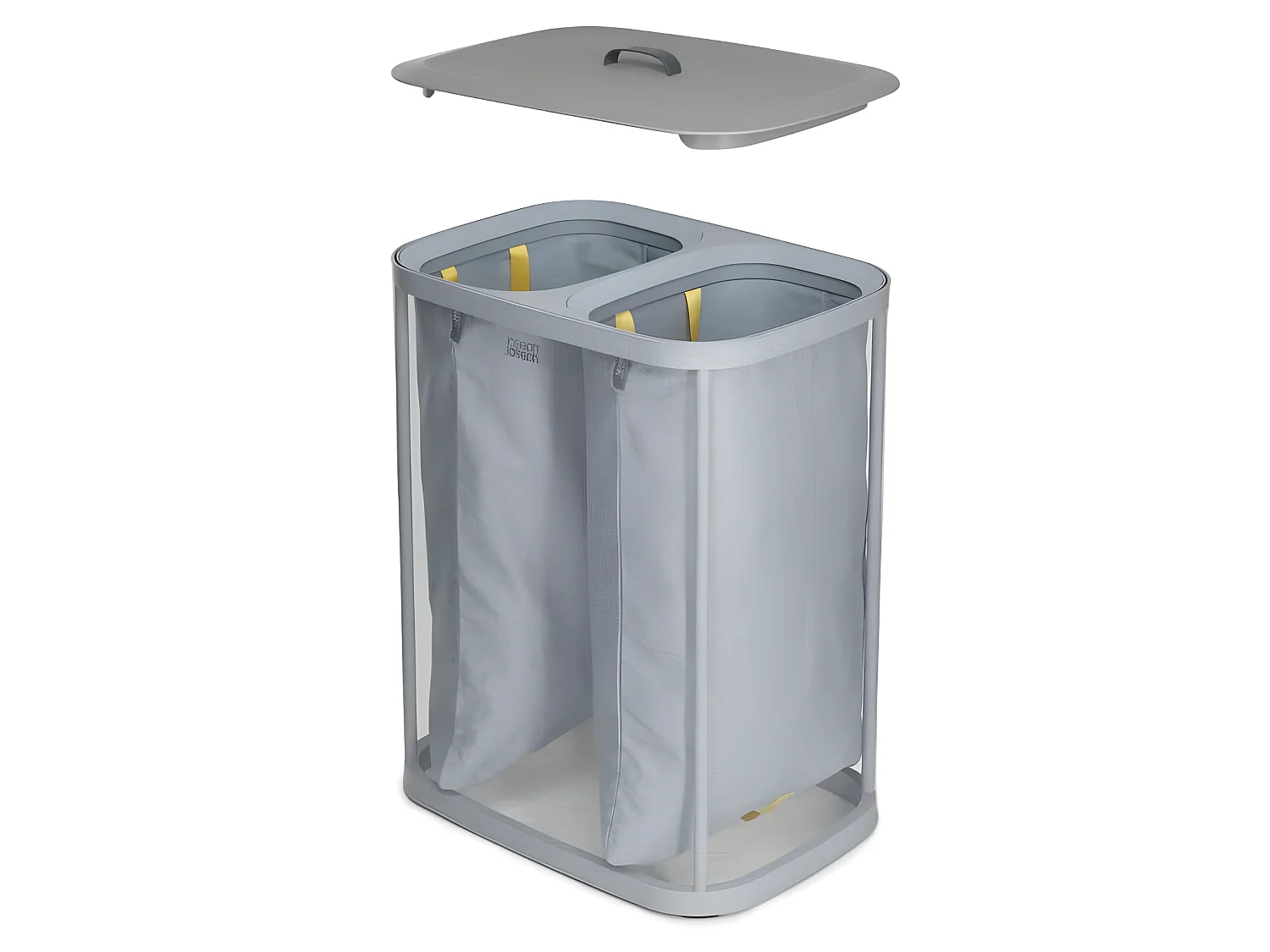 Tota panier à linge 90l gris