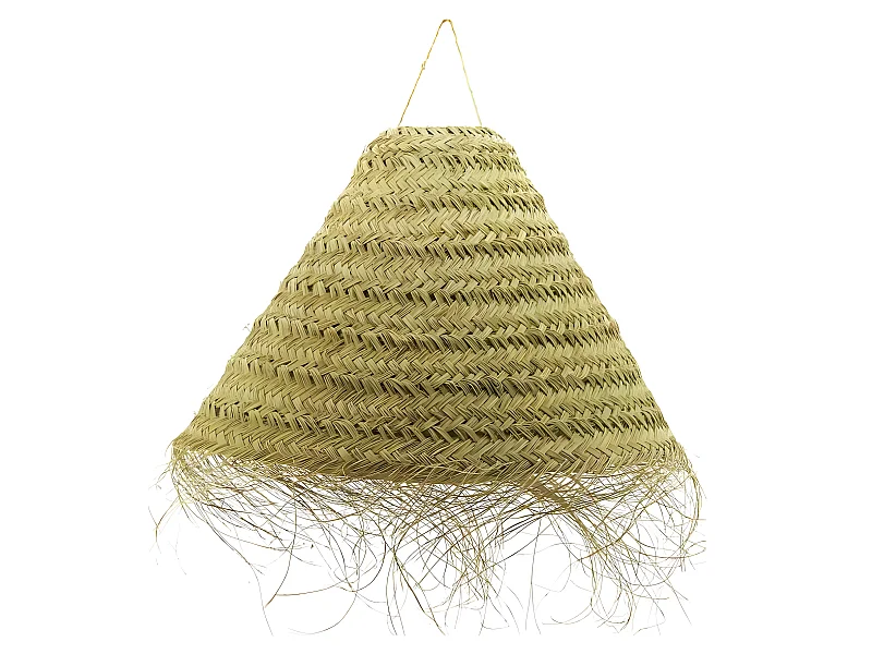 Abat-jour en jonc fin