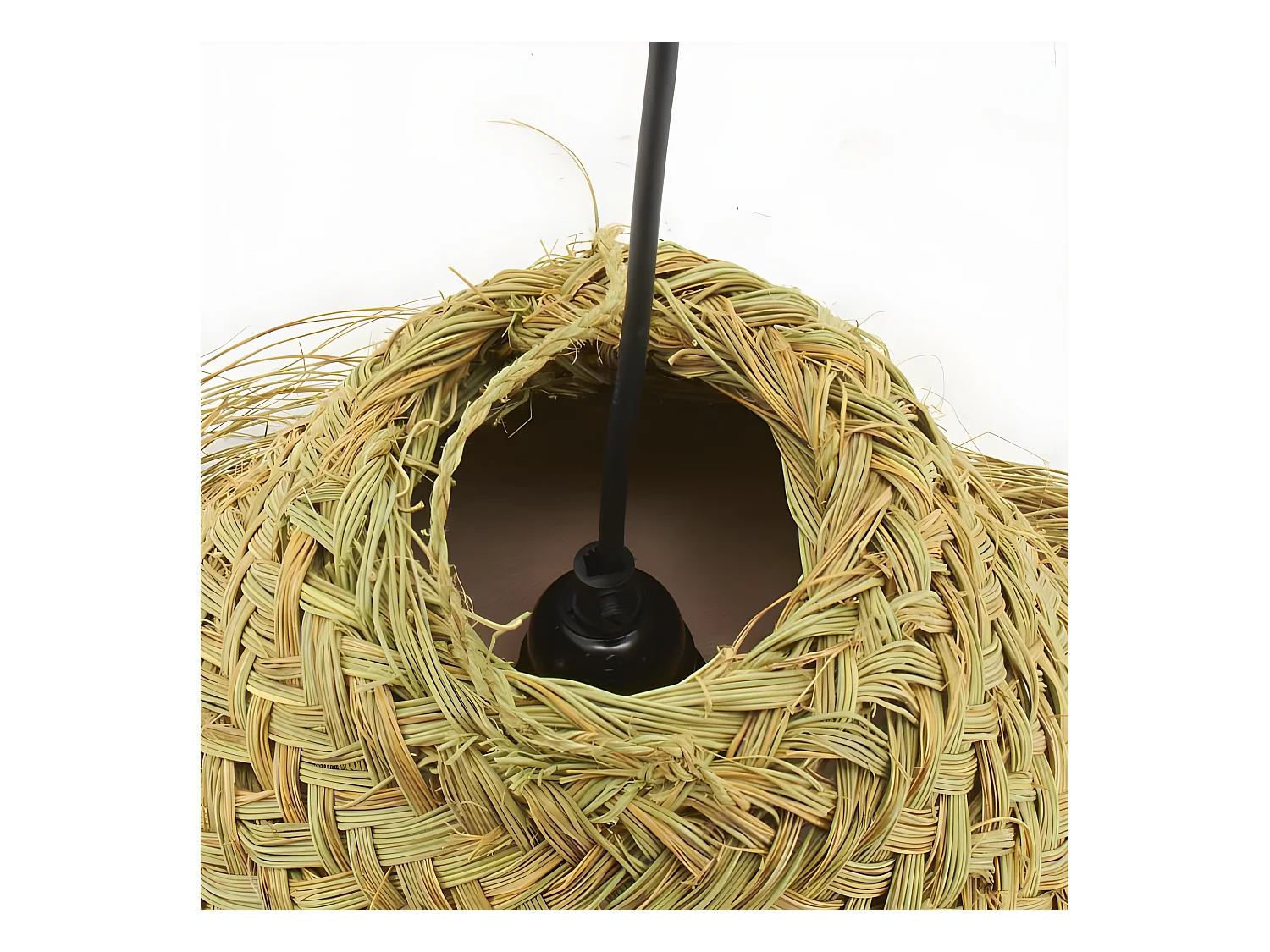 Abat-jour en jonc fin