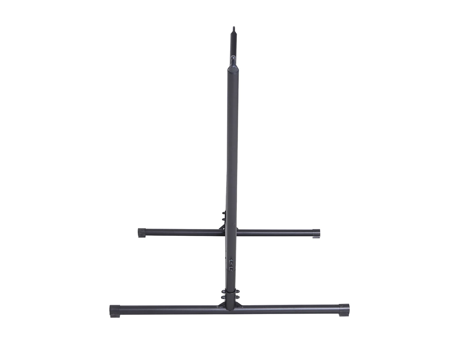 Support pied de hamac réglable structure robuste métal époxy noir dim. 3,08-3,80L x 1,08l x 1,20H m