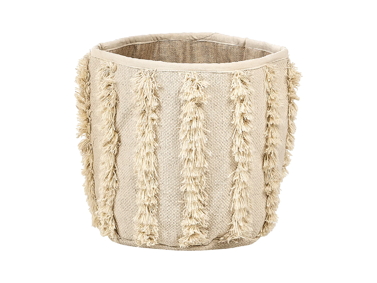 Zestaw 2 koszy KAKKI Bawełna Beżowy