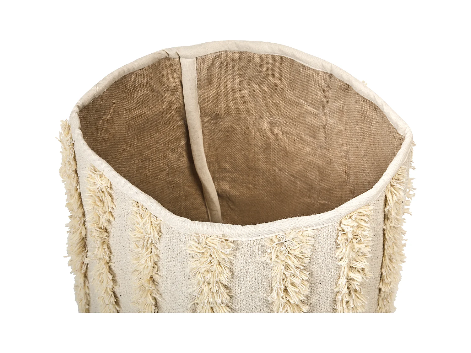 Zestaw 2 koszy KAKKI Bawełna Beżowy