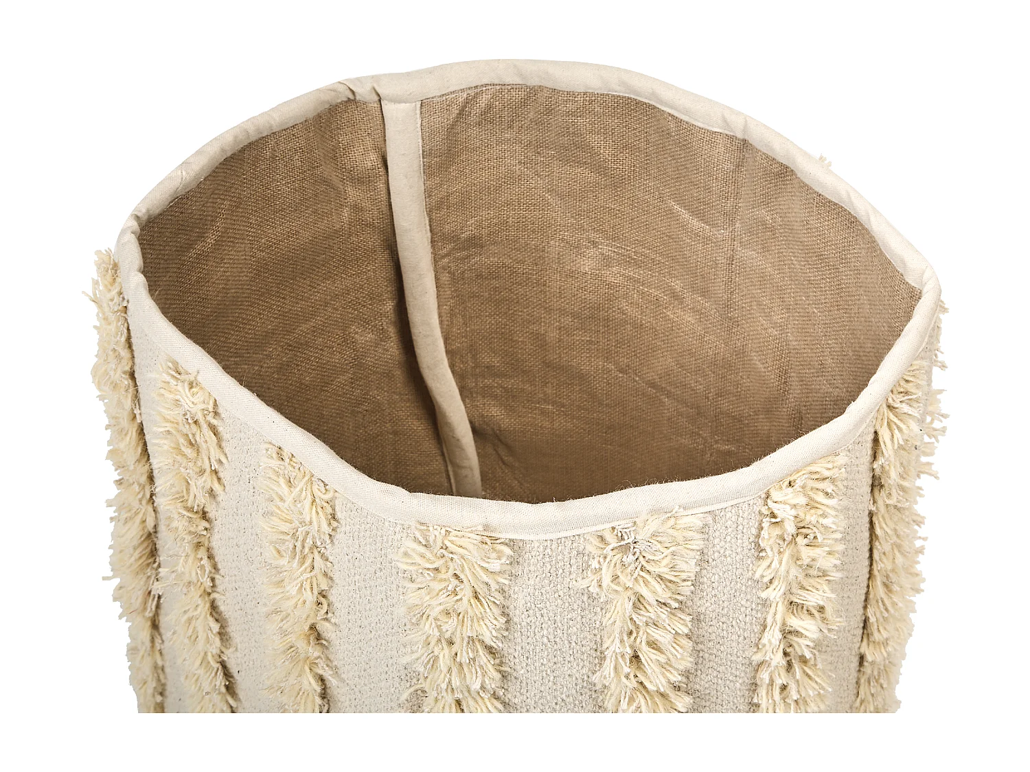 Set van 2 manden KAKKI Katoen Beige