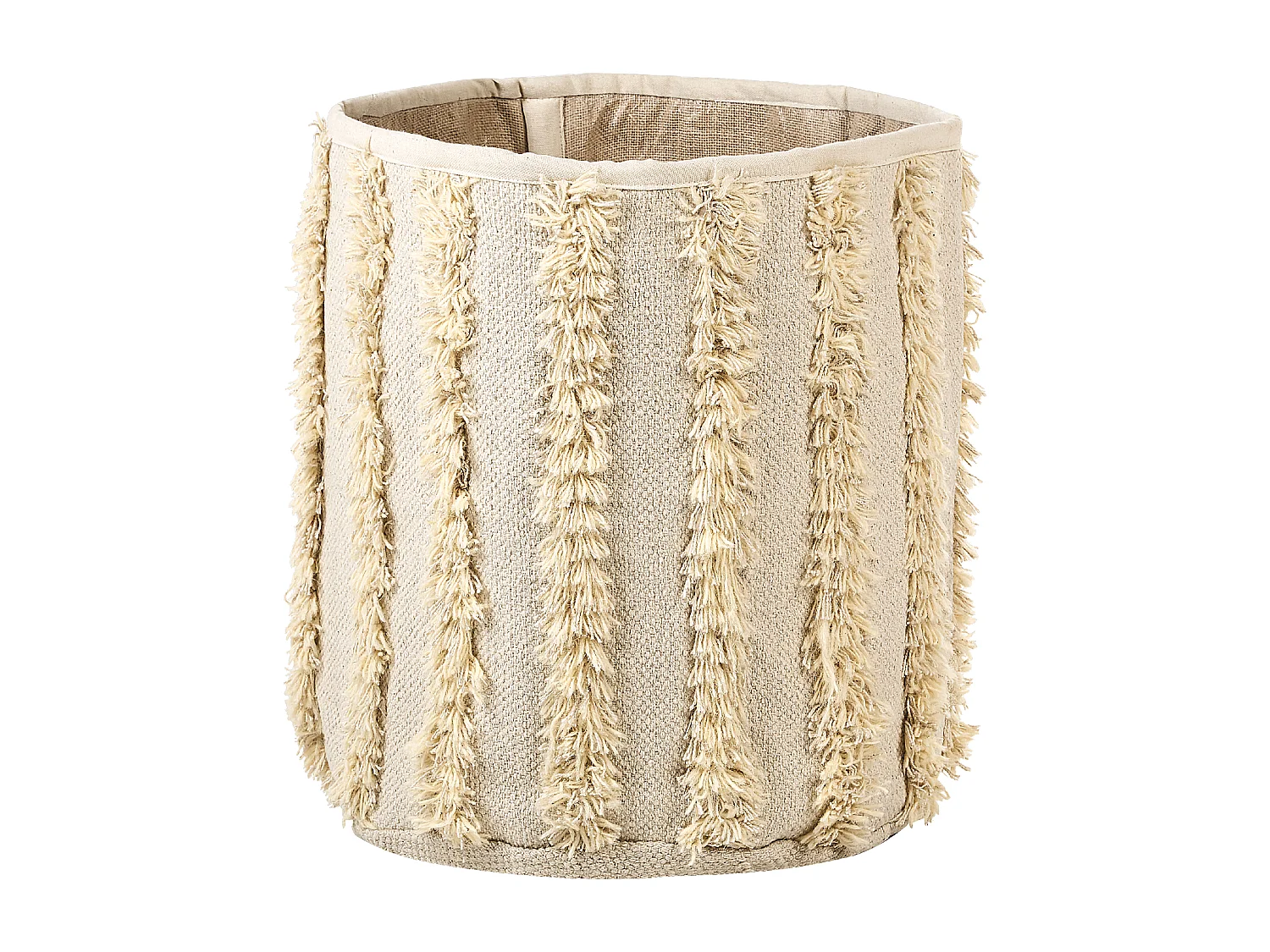 Zestaw 2 koszy KAKKI Bawełna Beżowy