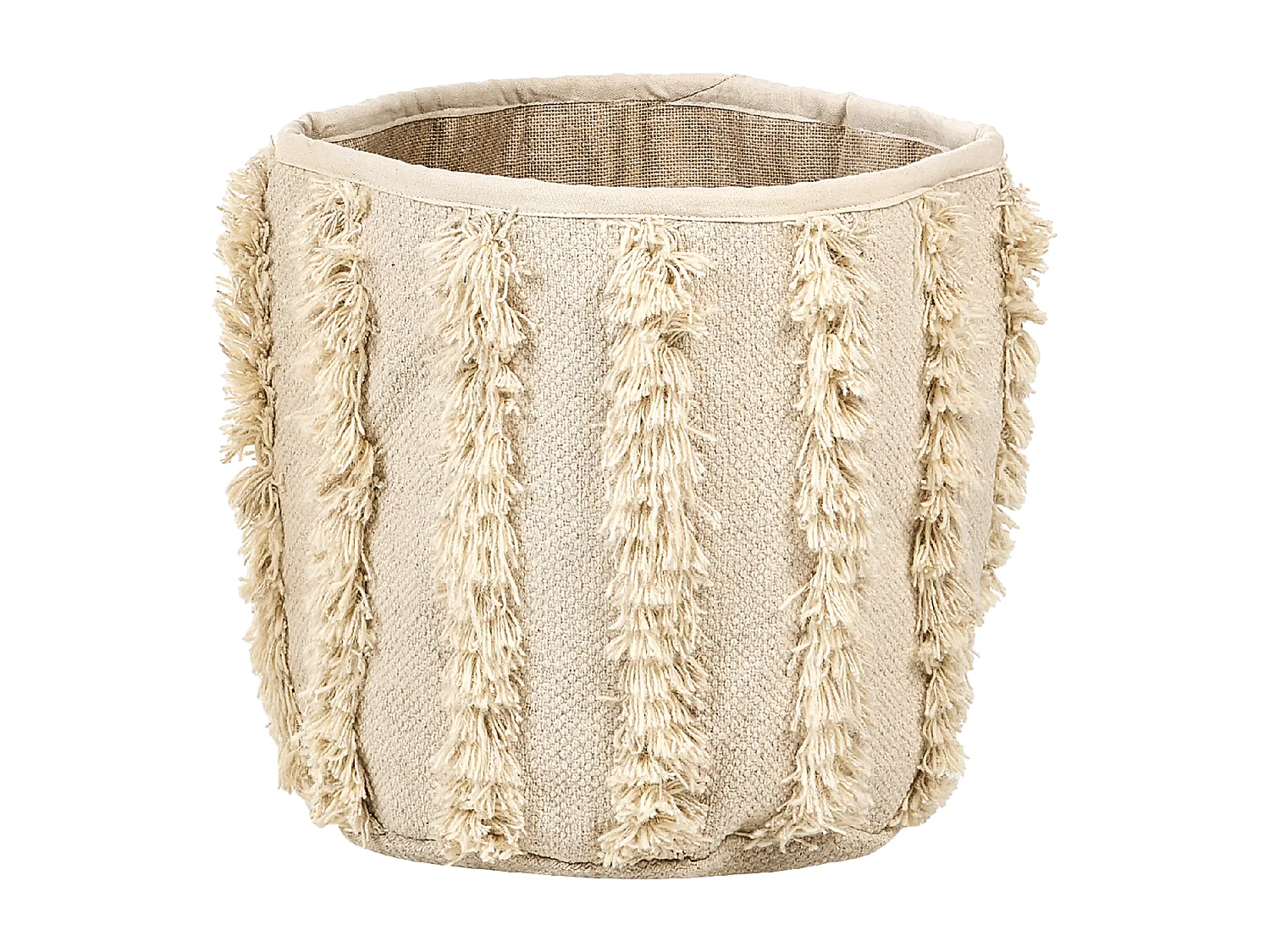 Zestaw 2 koszy KAKKI Bawełna Beżowy