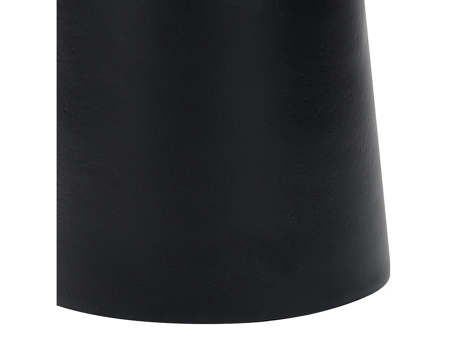 Beistelltisch Metall gold Anik-Optik mit Säulenfuß schwarz rund ø 36 cm Tanami