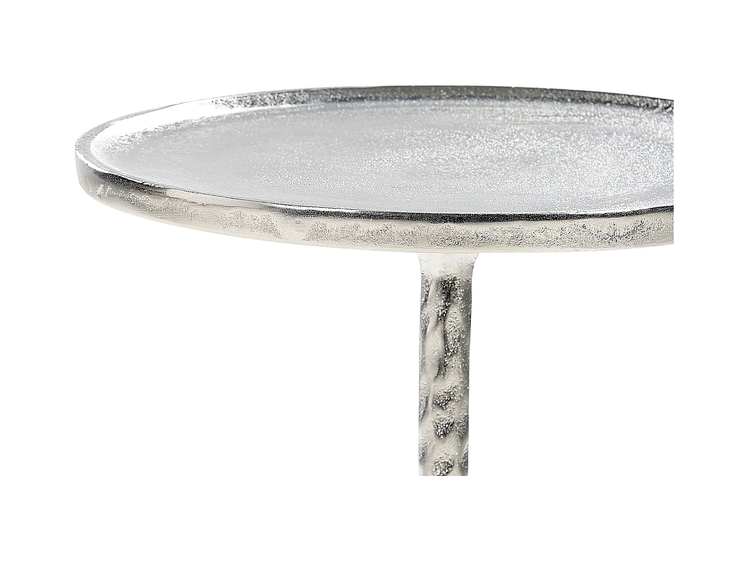 Table d'appoint MEDA Métal Argenté