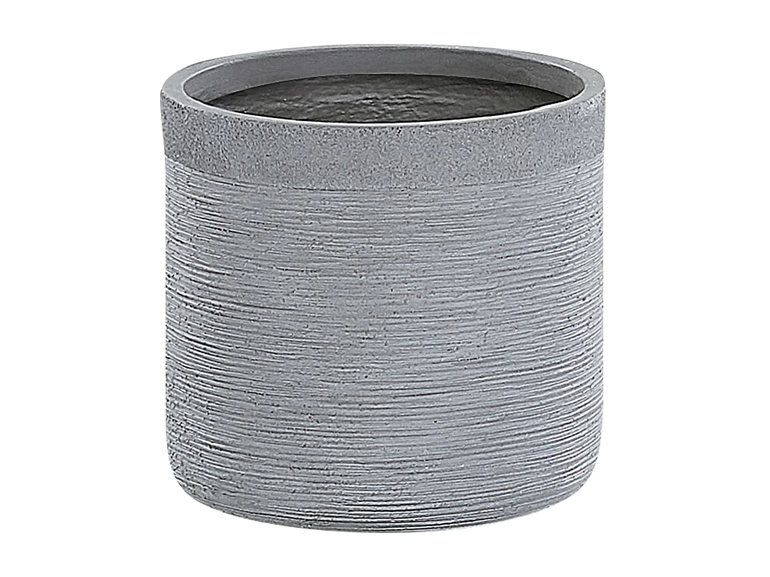 Blumentopf grau rund 34 x 34 x 32 cm SAMOS