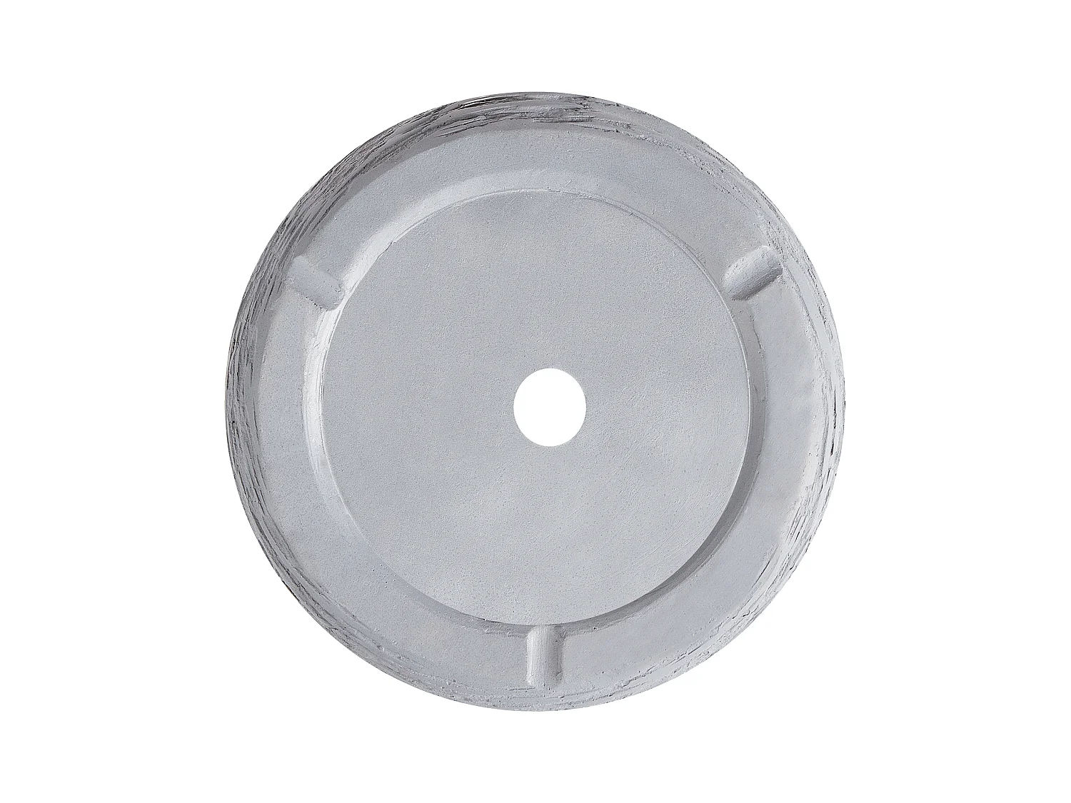 Blumentopf Beton-Optik grau rund 42 x 42 x 41 cm Indoor Outdoor Modern Samos