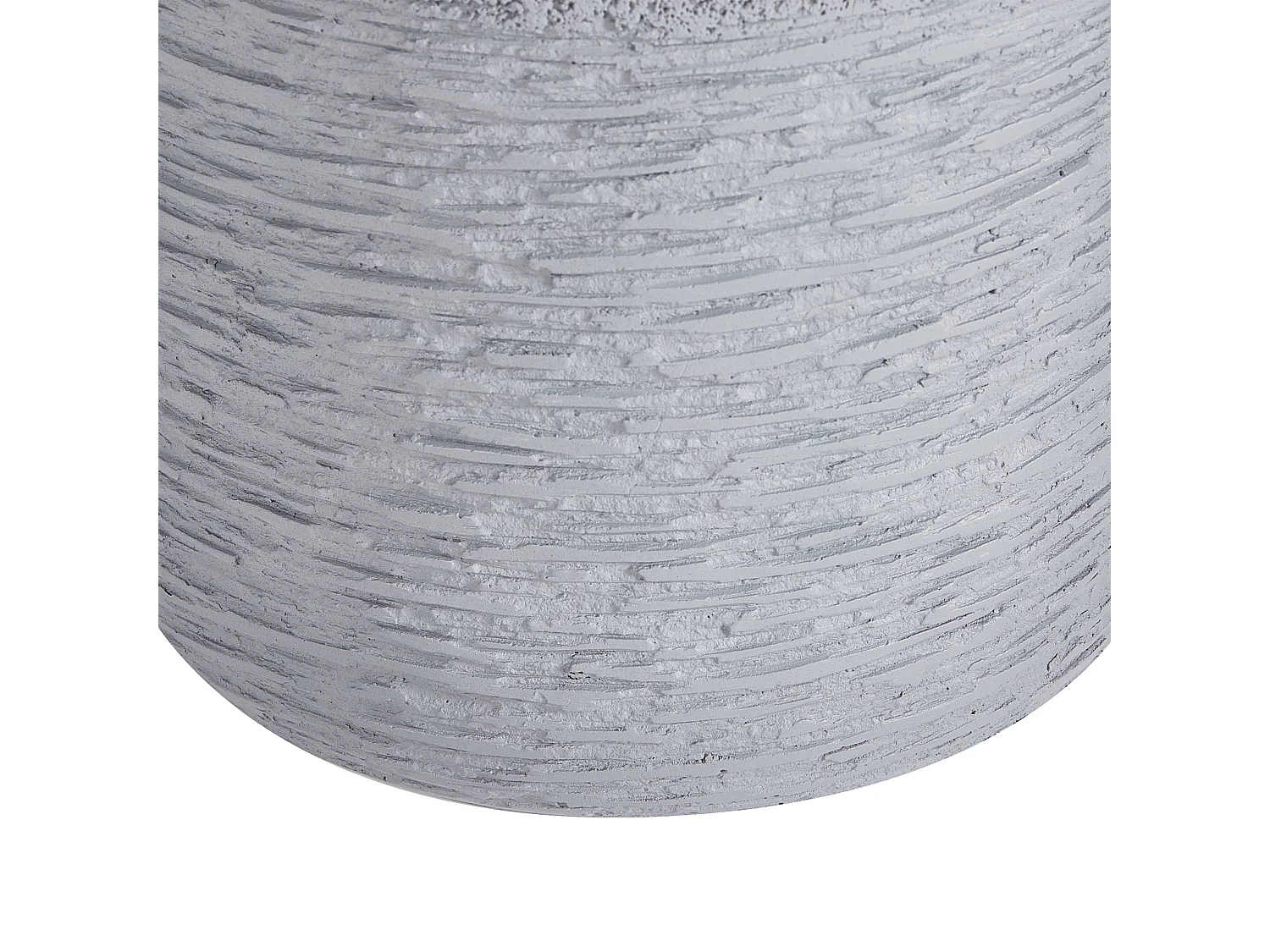 Blumentopf Beton-Optik grau rund 42 x 42 x 41 cm Indoor Outdoor Modern Samos
