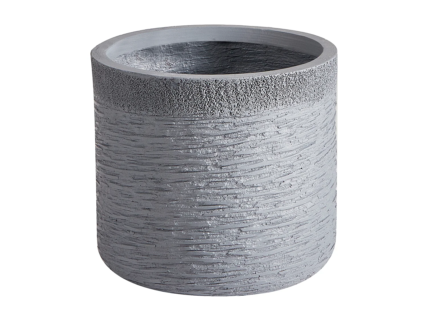 Cache-pot SAMOS 26 cm Gris