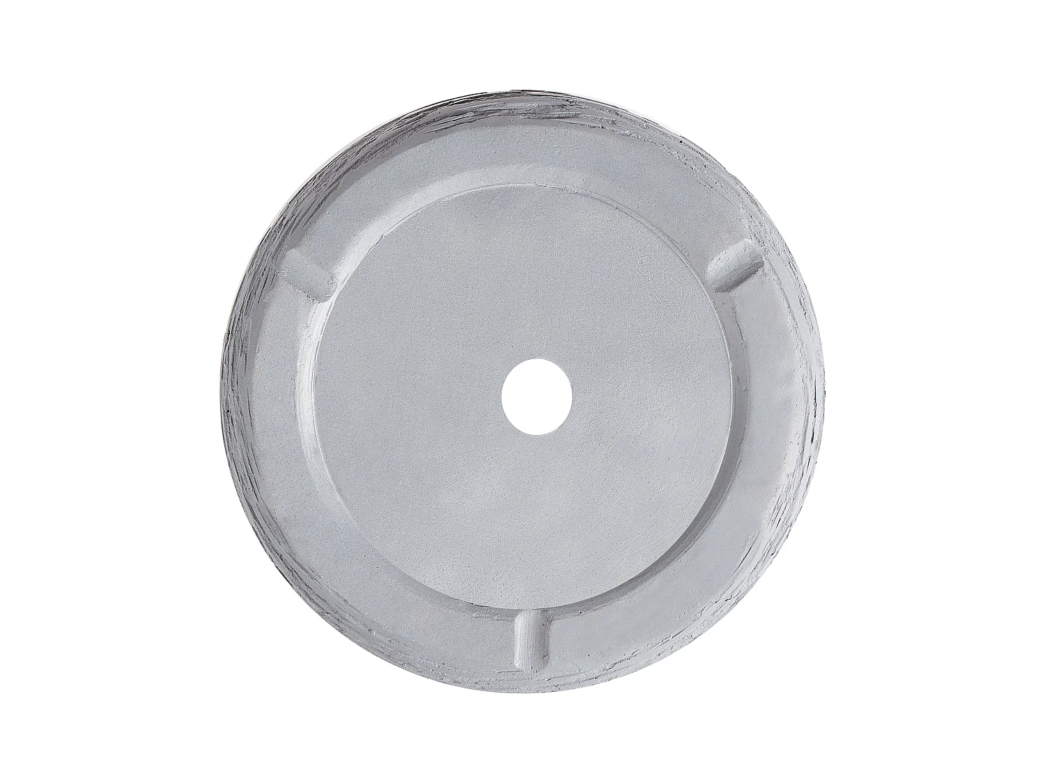 Blumentopf Beton-Optik grau rund 26 x 26 x 25 cm Indoor Outdoor Modern Samos