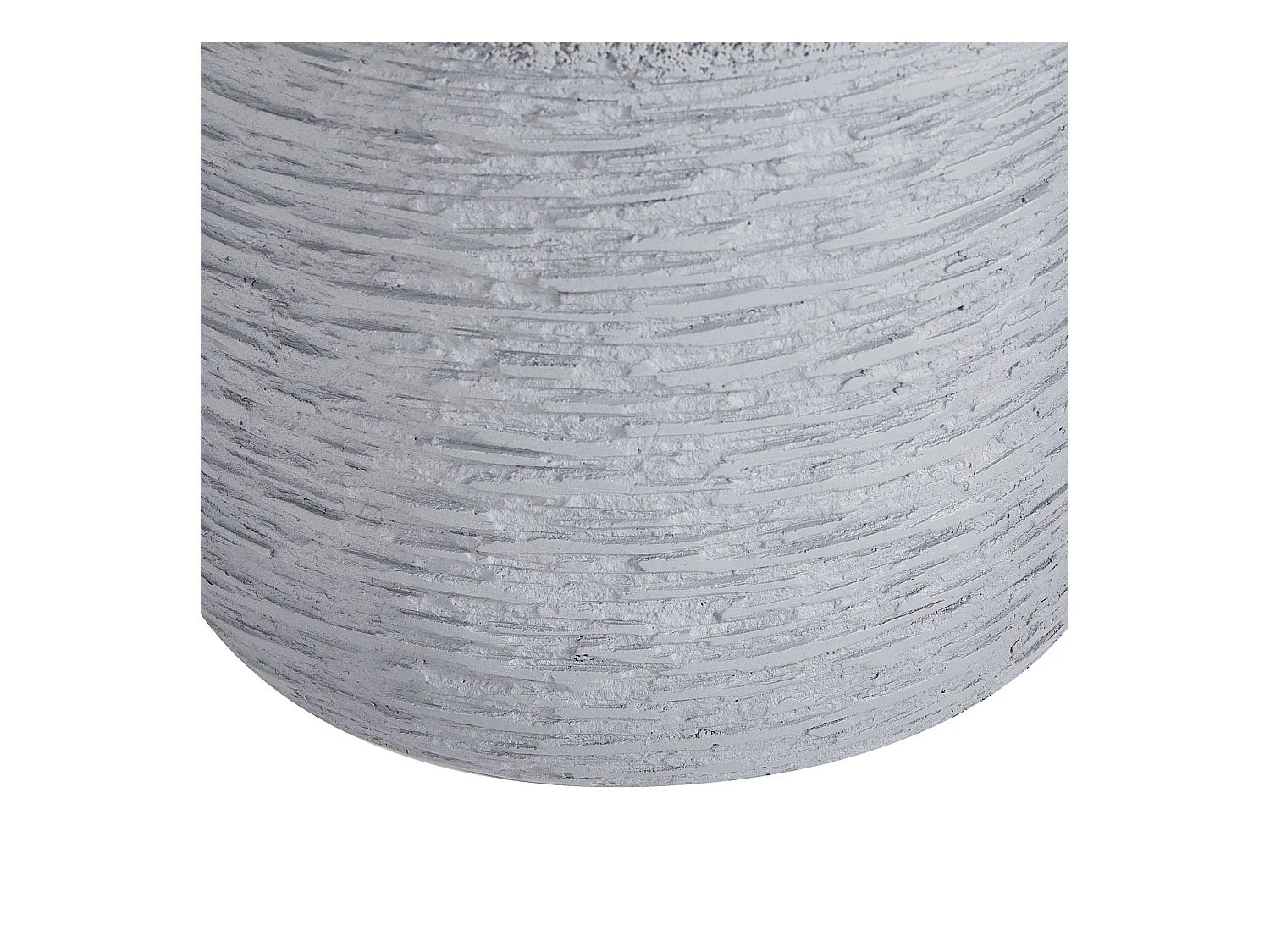 Blumentopf Beton-Optik grau rund 26 x 26 x 25 cm Indoor Outdoor Modern Samos