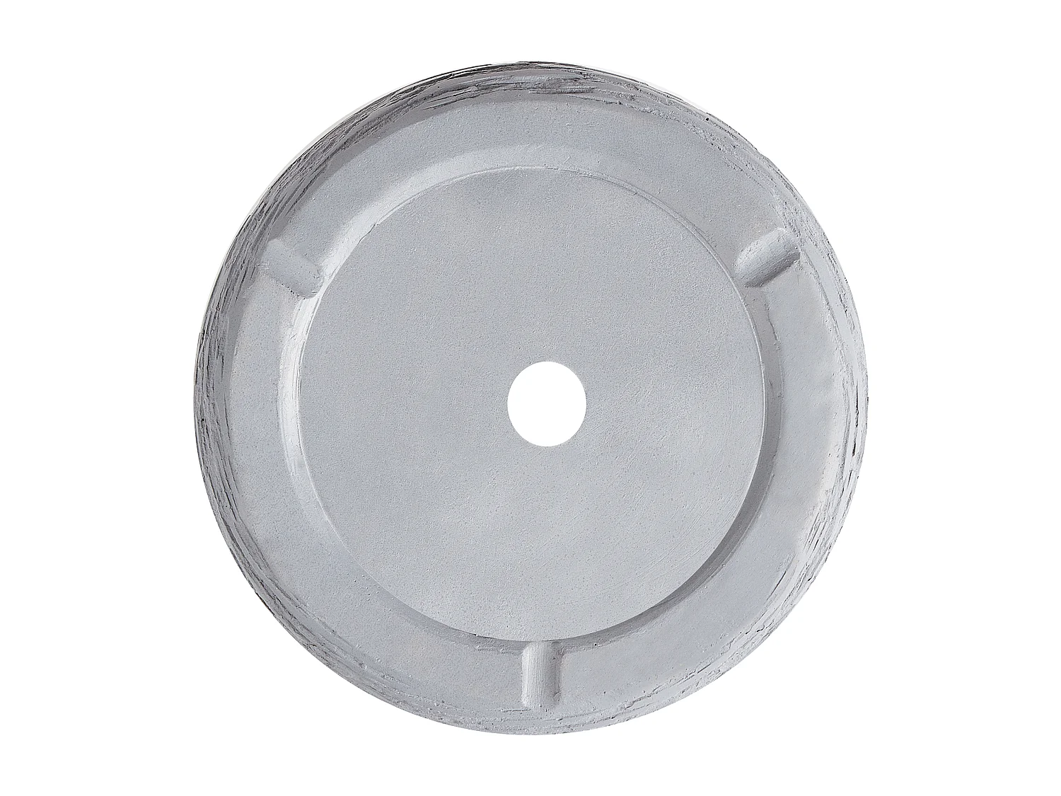 Blumentopf Beton-Optik grau rund 26 x 26 x 25 cm Indoor Outdoor Modern Samos