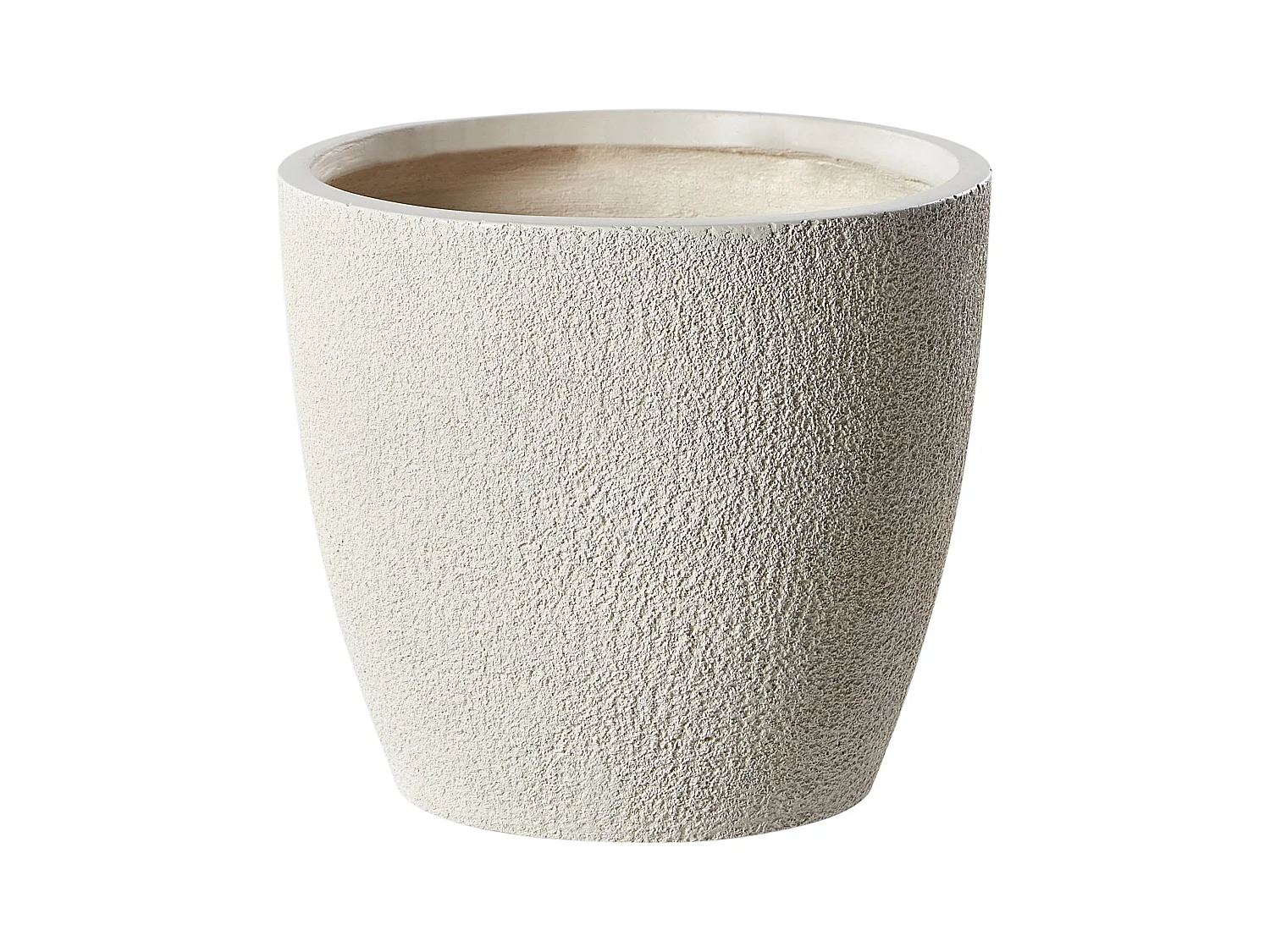 Cache-pot KANNIA 36 cm Blanc cassé