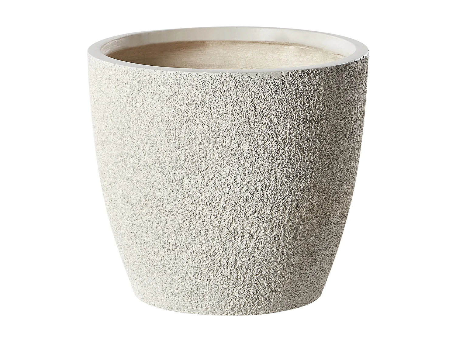 Vaso per piante KANNIA Ceramica 36 cm Bianco sporco
