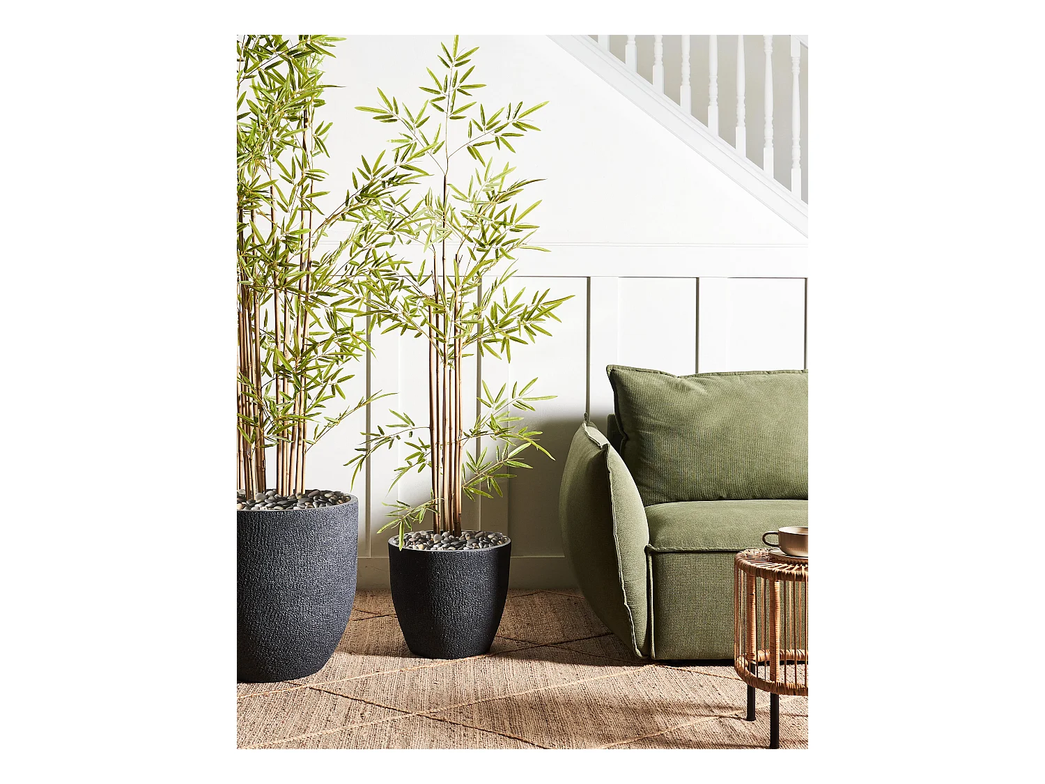 Cache-pot KANNIA 36 cm Gris graphite