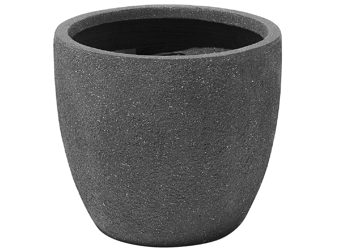 Cache pot 36 X 36 X 32 Cm Gris Fonc KANNIA