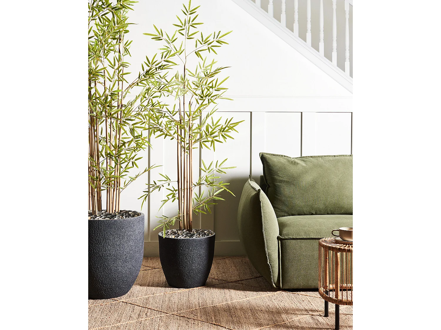 Cache-pot KANNIA 36 cm Gris graphite