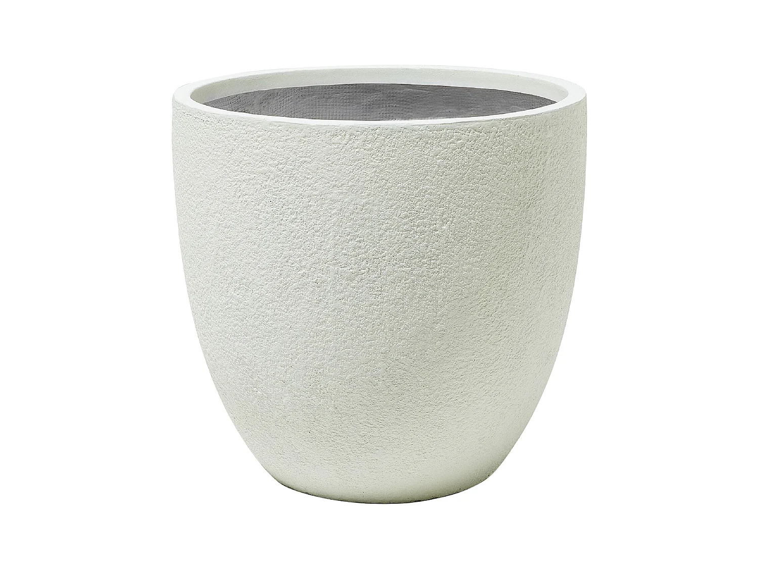 Blumenkübel KANNIA Keramik 55 cm Weiss