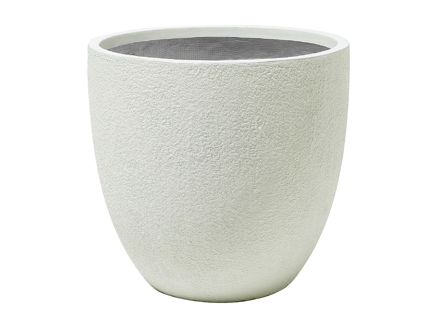 Blumenkübel KANNIA Keramik 55 cm Weiss