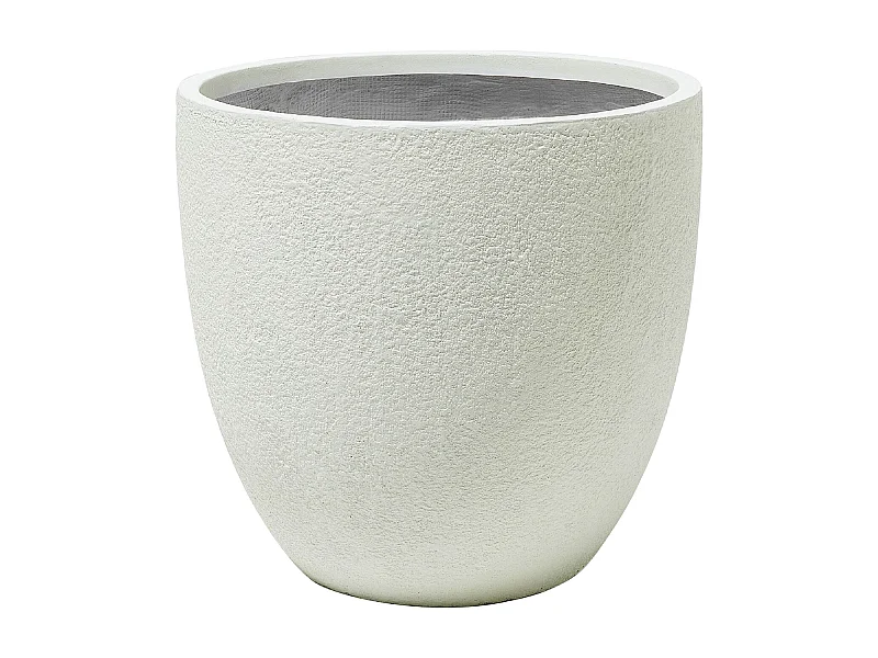 Blumenkübel KANNIA Keramik 55 cm Weiss