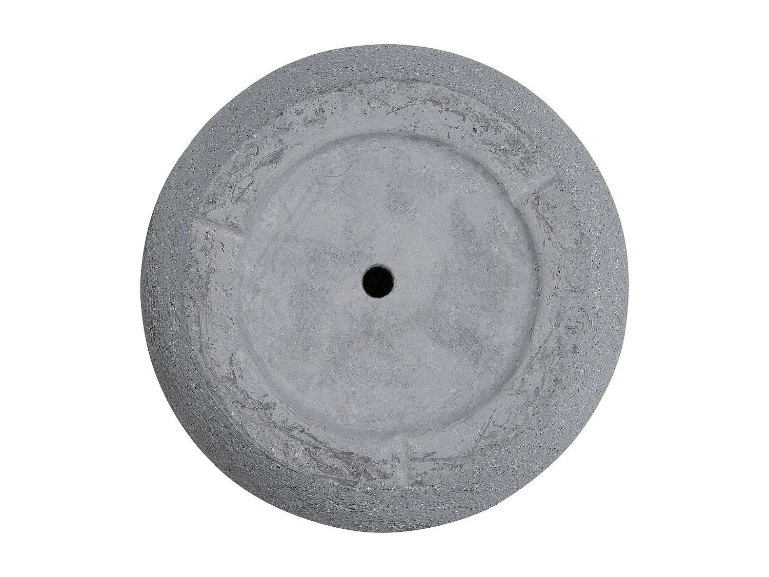 Cache-pot KANNIA Céramique 55 cm Gris clair