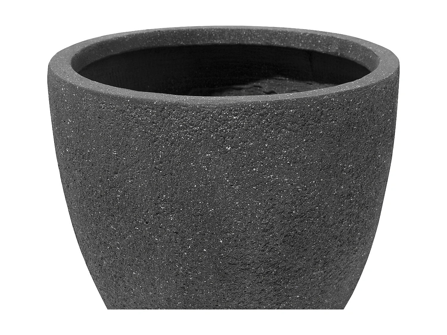 Plant Pot KANNIA 46 cm Graphite Grey