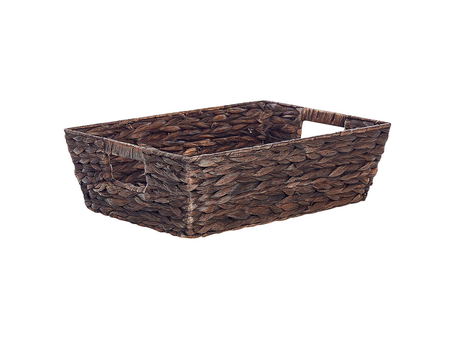 Lot de 2 paniers PANDZ Osier Marron foncé