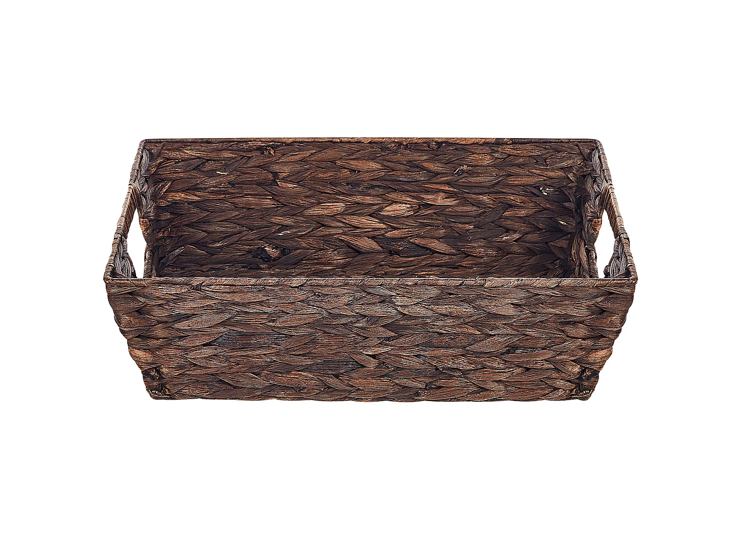 Lot de 2 paniers PANDZ Osier Marron foncé