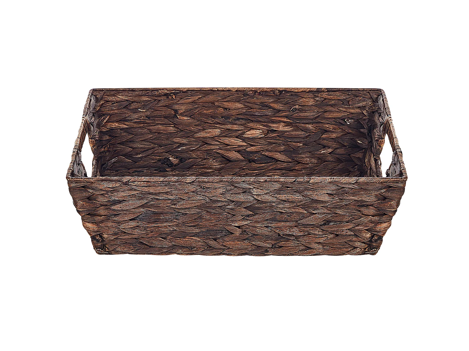 Lot de 2 paniers PANDZ Osier Marron foncé