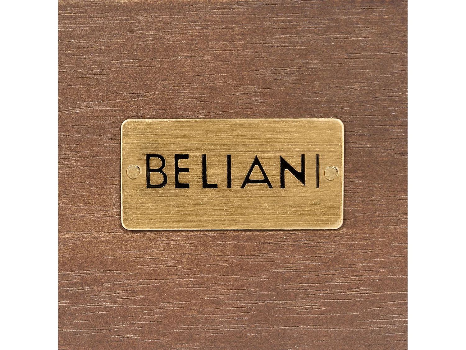 Table basse de jardin TIMOR 90 cm 75 cm Bois d'acacia certifié Marron foncé