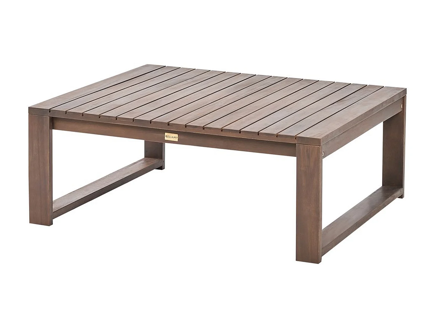 Tuin salontafel TIMOR 90 cm 75 cm Gecertificeerd acaciahout Donkerbruin