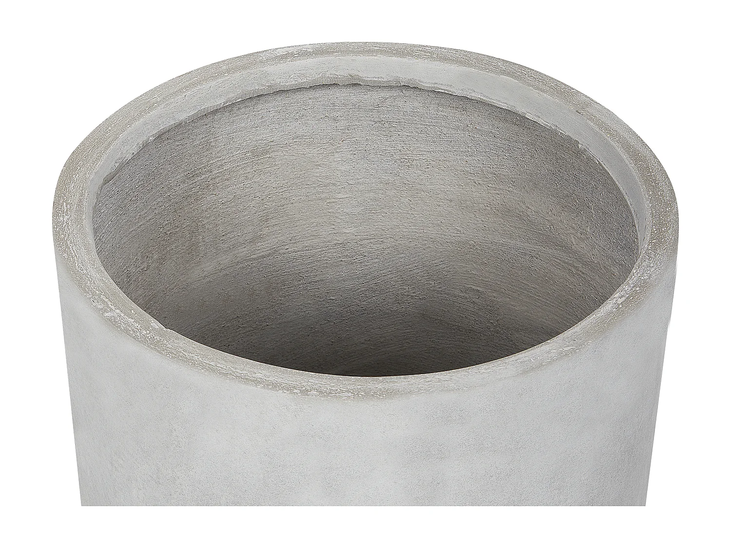 Cache-pot MESSENE Céramique 34 cm Gris clair