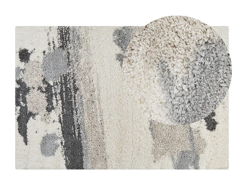 Tapis à poils longs GORIS Blanc 200 x 300 cm