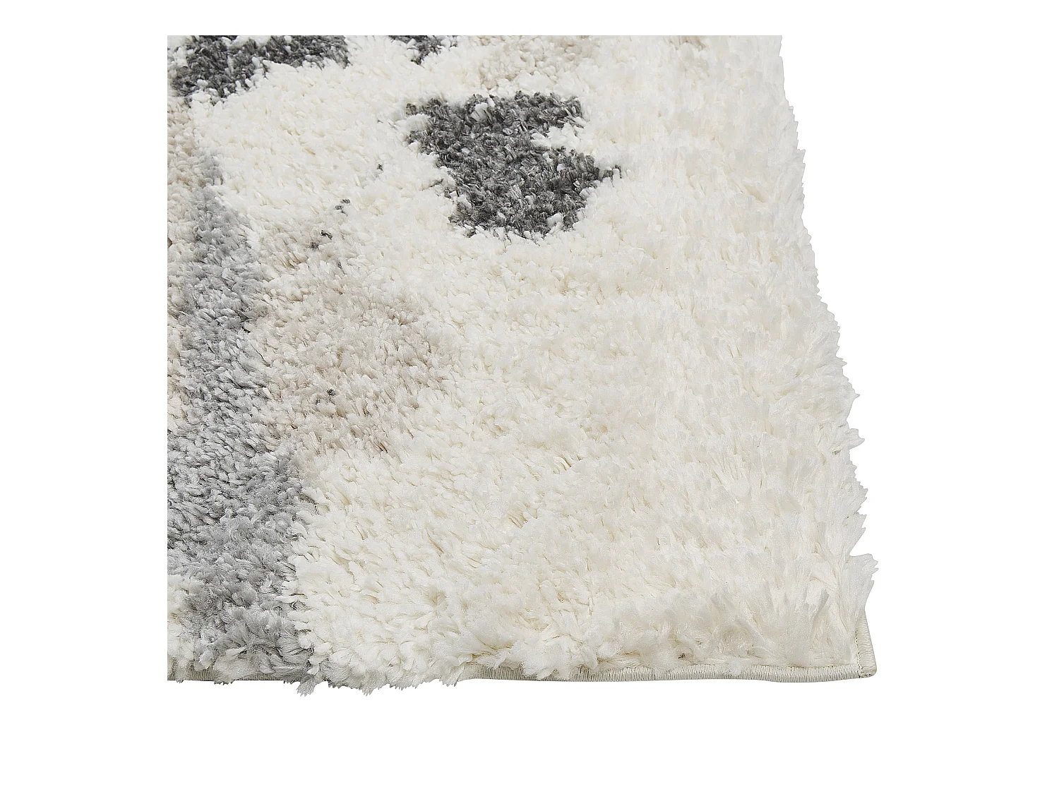 Tapis à poils longs GORIS Blanc 160 x 230 cm