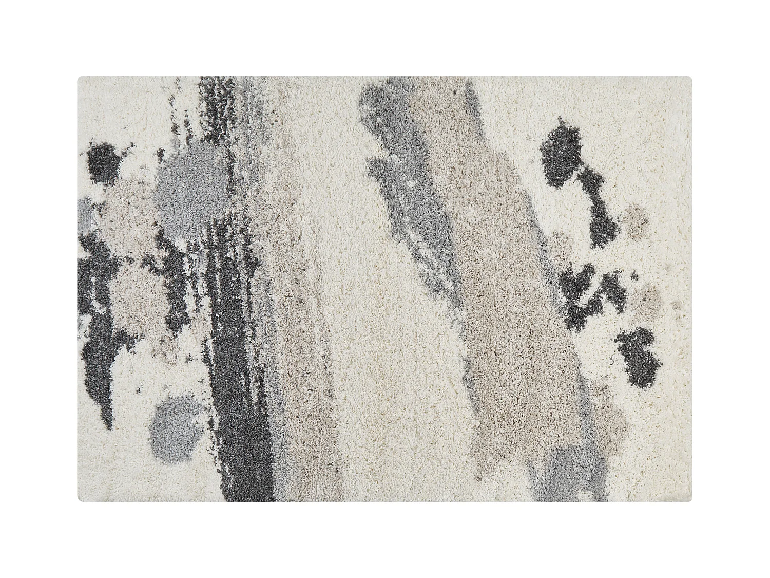 Tapis à poils longs GORIS Blanc 160 x 230 cm