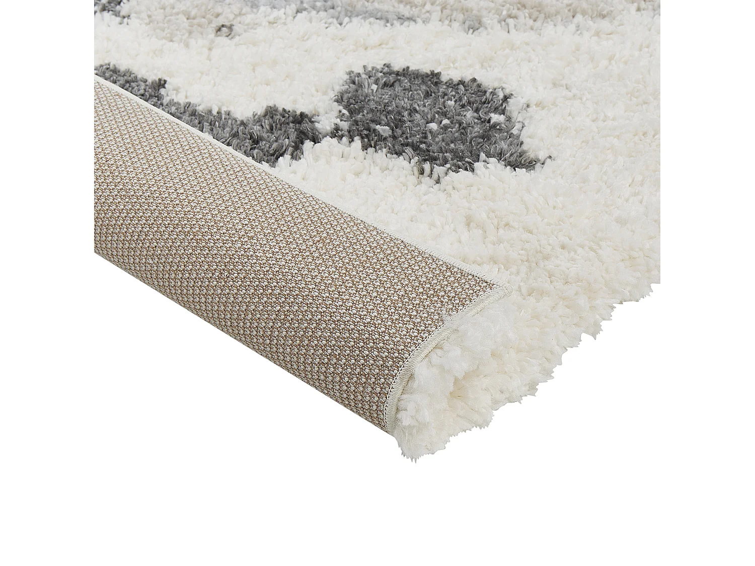 Tapis à poils longs GORIS Blanc 80 x 150 cm