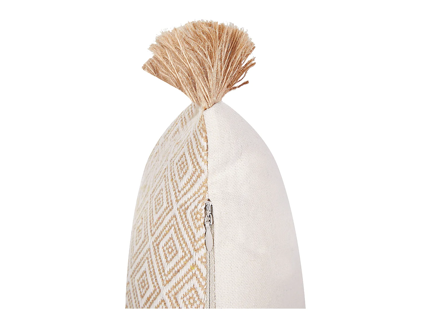 Zestaw 2 poduszek dekoracyjnych BOATH 30 x 50 cm Beżowy Jednolity