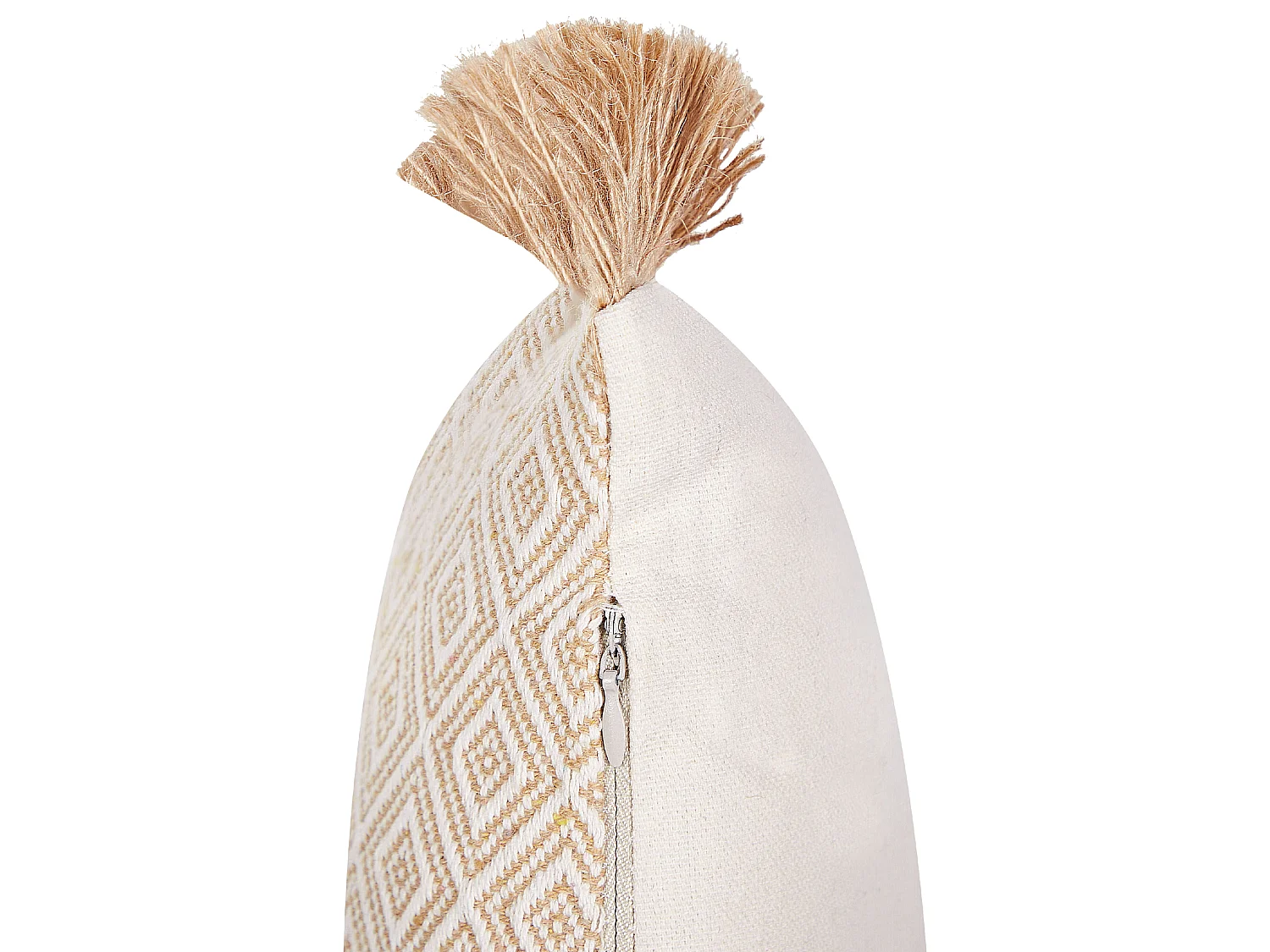 Lot de 2 coussins décoratifs BOATH 30 x 50 cm Beige Unicolore