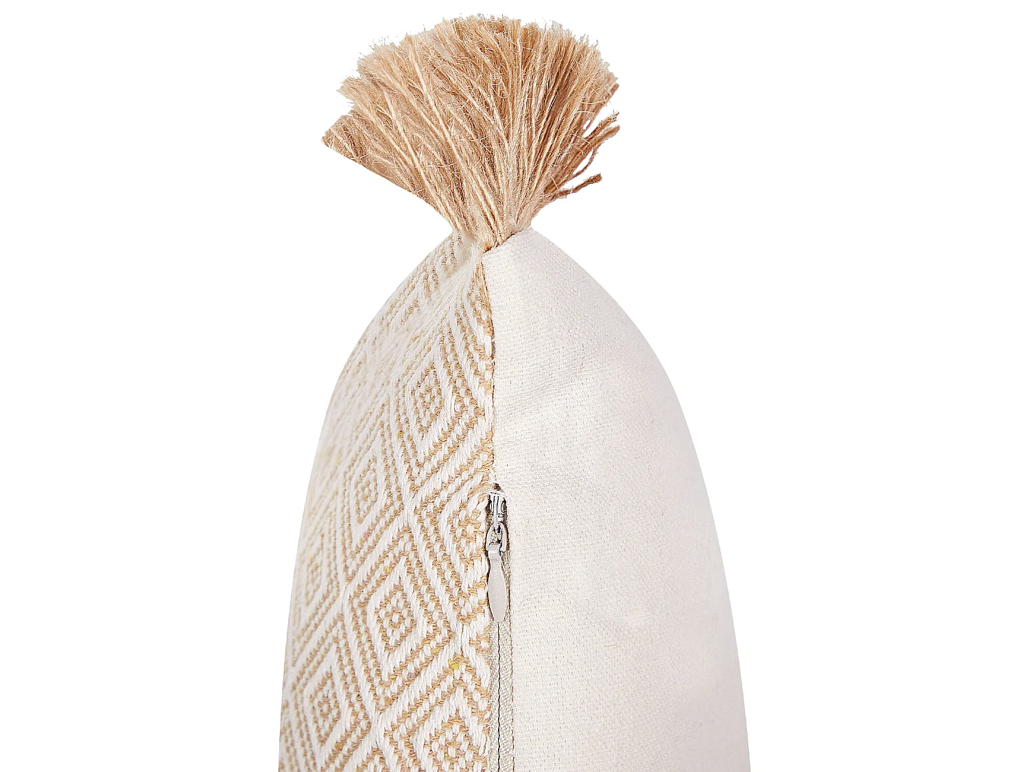 Set di 2 cuscini BOATH 30 x 50 cm Beige Tinta unita