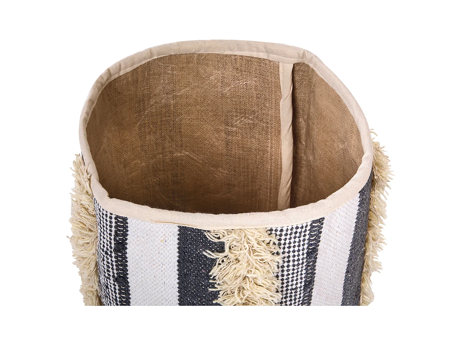 Zestaw 2 koszy KOTKAI Bawełna Szary