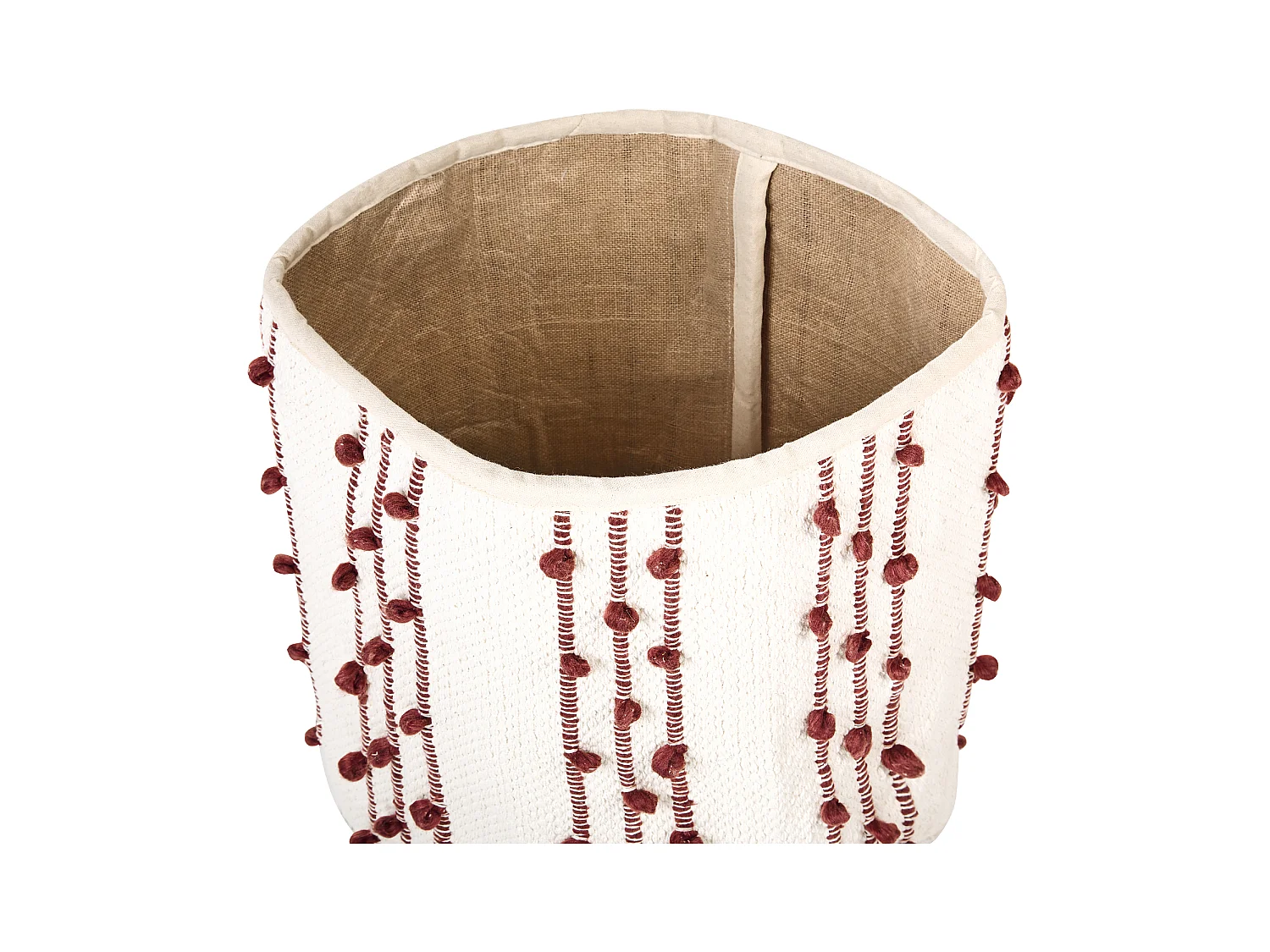 Lot de 2 paniers KHEL Coton Beige