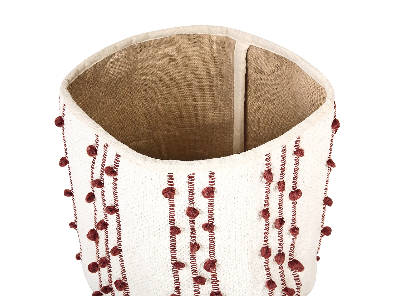 Set of 2 Baskets KHEL Cotton Beige